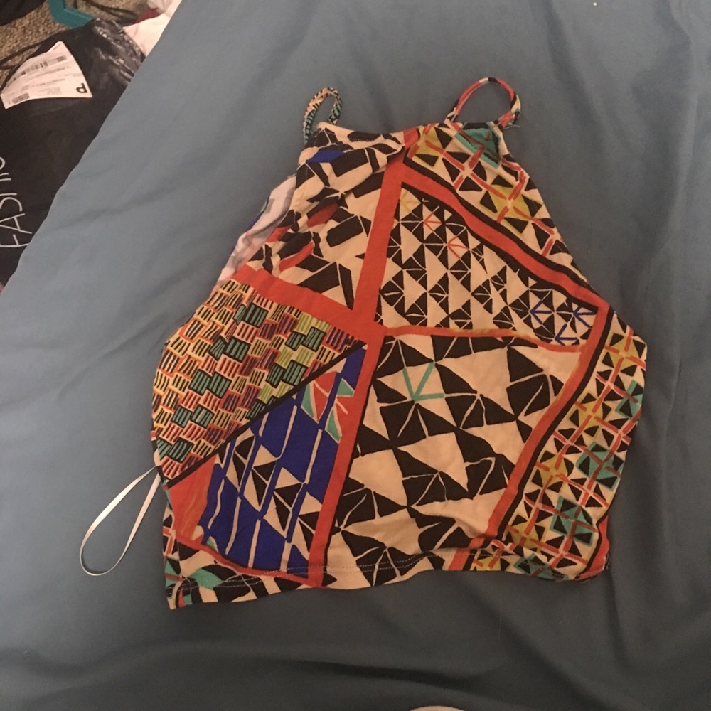 Aztec crop top
